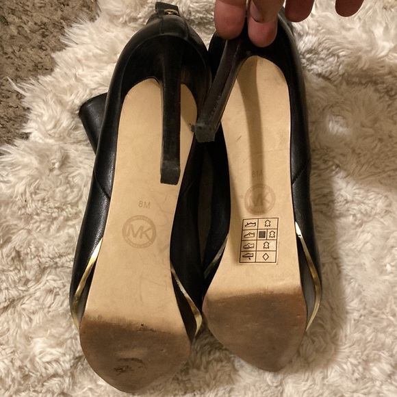 Michael Kors Leather Ankle Stiletto Boots Size 8 - Picture 5 of 5